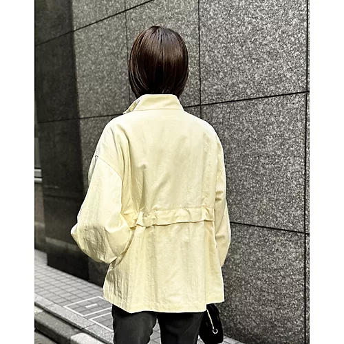 E by eclat撥水スタンドカラーブルゾン￥27,500