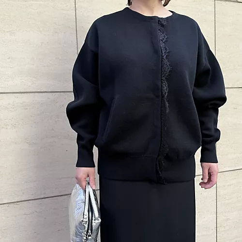 E by eclatRoom no.8 for E by eclat 前立てレースブルゾン￥28,600