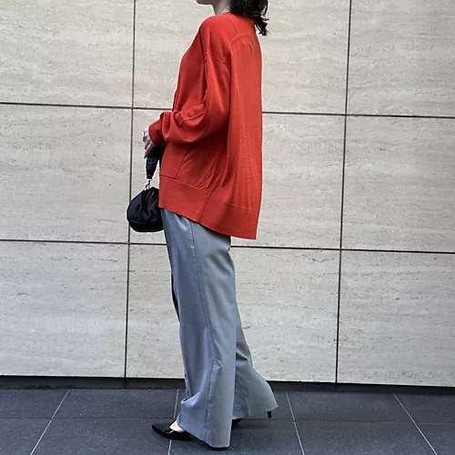 CINOH×eclat【宮崎桃代さん別注】タックパンツ￥39,600