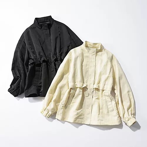 E by eclat撥水スタンドカラーブルゾン￥27,500