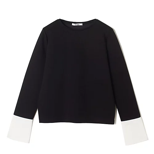 SLOANE×eclat【宮崎桃代さん別注】カフスつきダンボールプルオーバー￥22,000