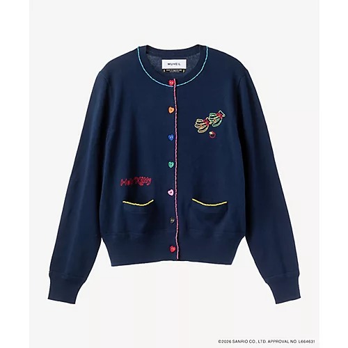 Sanrio characters × MUVEILサンリオキャラクターズコラボ ハローキティ カーディガン¥50,600
