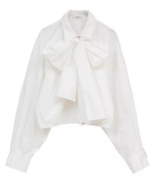 CLANERIBBON TIED COMPACT SHIRTS¥26,400