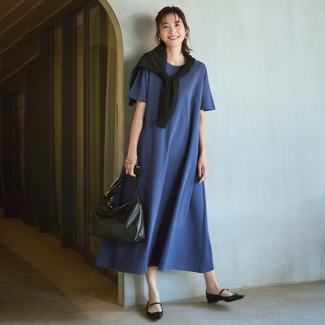 体型カバーできて、夏まで快適！ 前後２WAYで使える「SLOANE」別注、万能ワンピースできました！