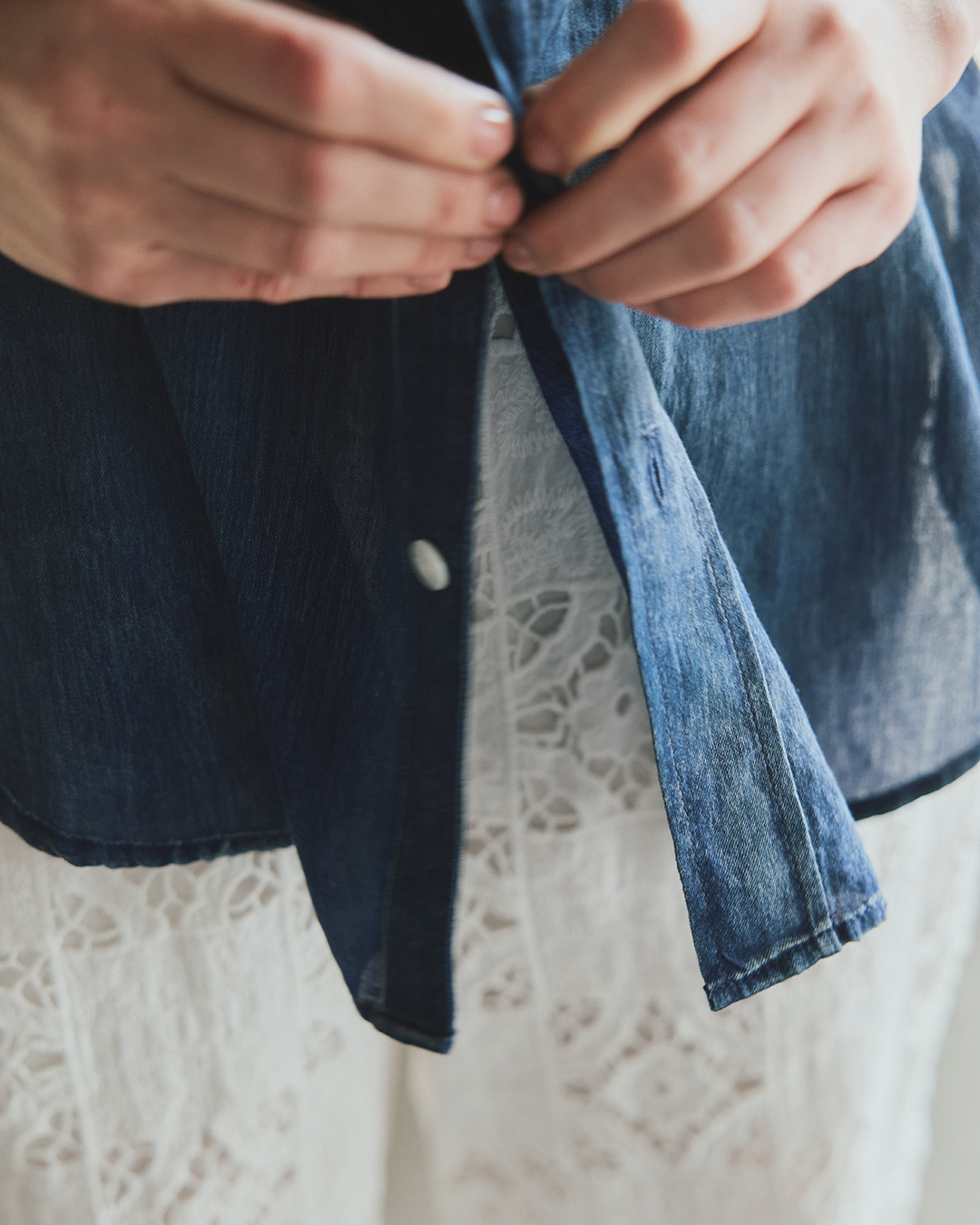 suadeo【suadeo別注】PAYDAYインディゴシアーシャツ