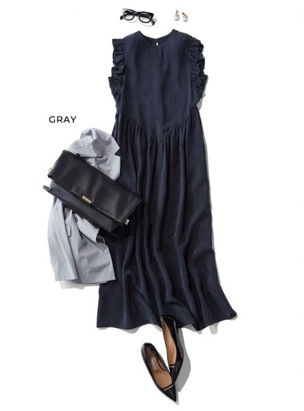 きれいめフェミニンな大人のための着回しワードローブ　Marisol5月号2026年特集