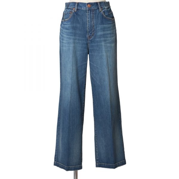 RED CARD TOKYO×eclatRelaxy Slogan／ソフトデニム