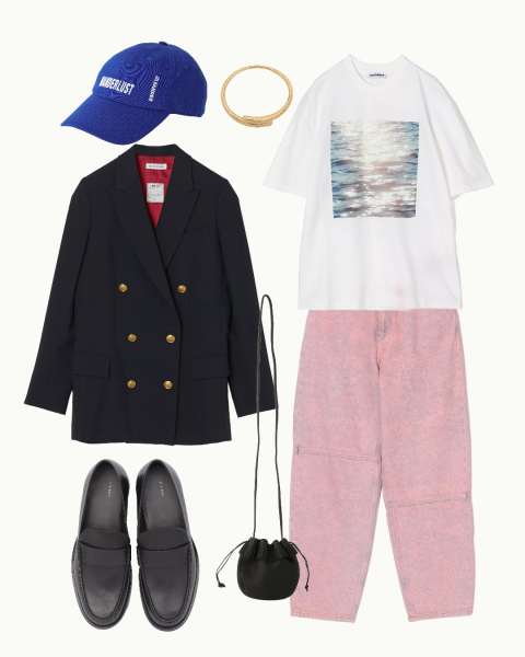 プレッピースタイルを今っぽく仕上げる「ピンク」の力