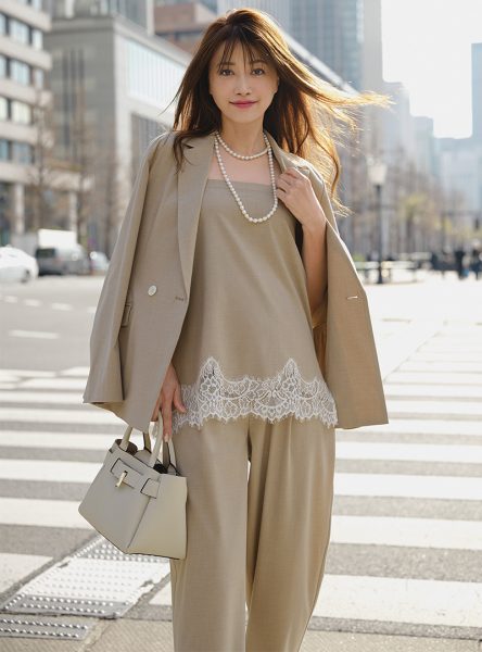 きれいめフェミニンな大人のための着回しワードローブ　Marisol5月号2026年特集