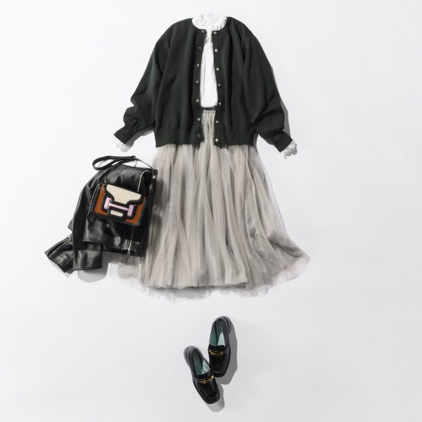 【40代・50代 ファッション】気温10〜18℃を救う！春の名品・イーバイエクラ「スナップカーディガン」コーデ6選