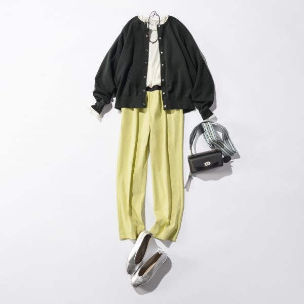 【40代・50代 ファッション】気温10〜18℃を救う！春の名品・イーバイエクラ「スナップカーディガン」コーデ6選