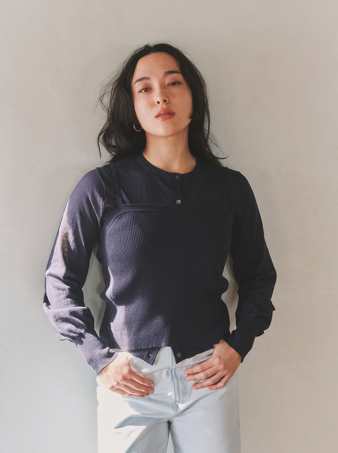 【suadeo】大人ビスチェは難しくない！ カーデとセットで即旬顔| GOOD THINGS Vol.102