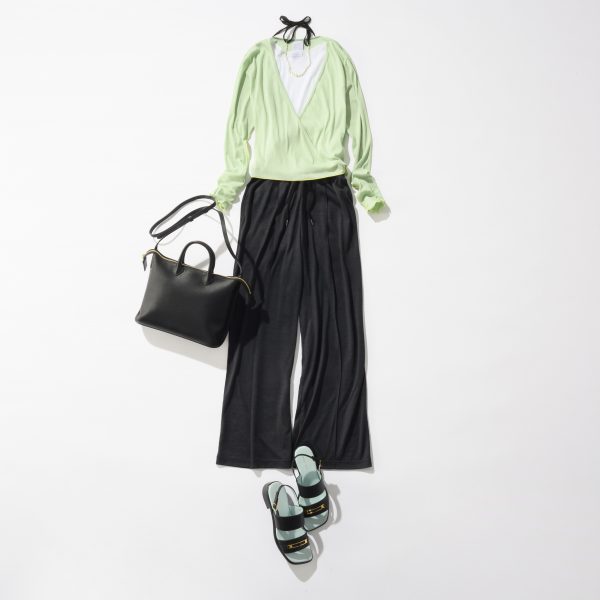 【40代・50代 ファッション 】初登場！GGGのスーパーファインリブカーディガン＆タンクトップéclat premium 2026年5月号特集