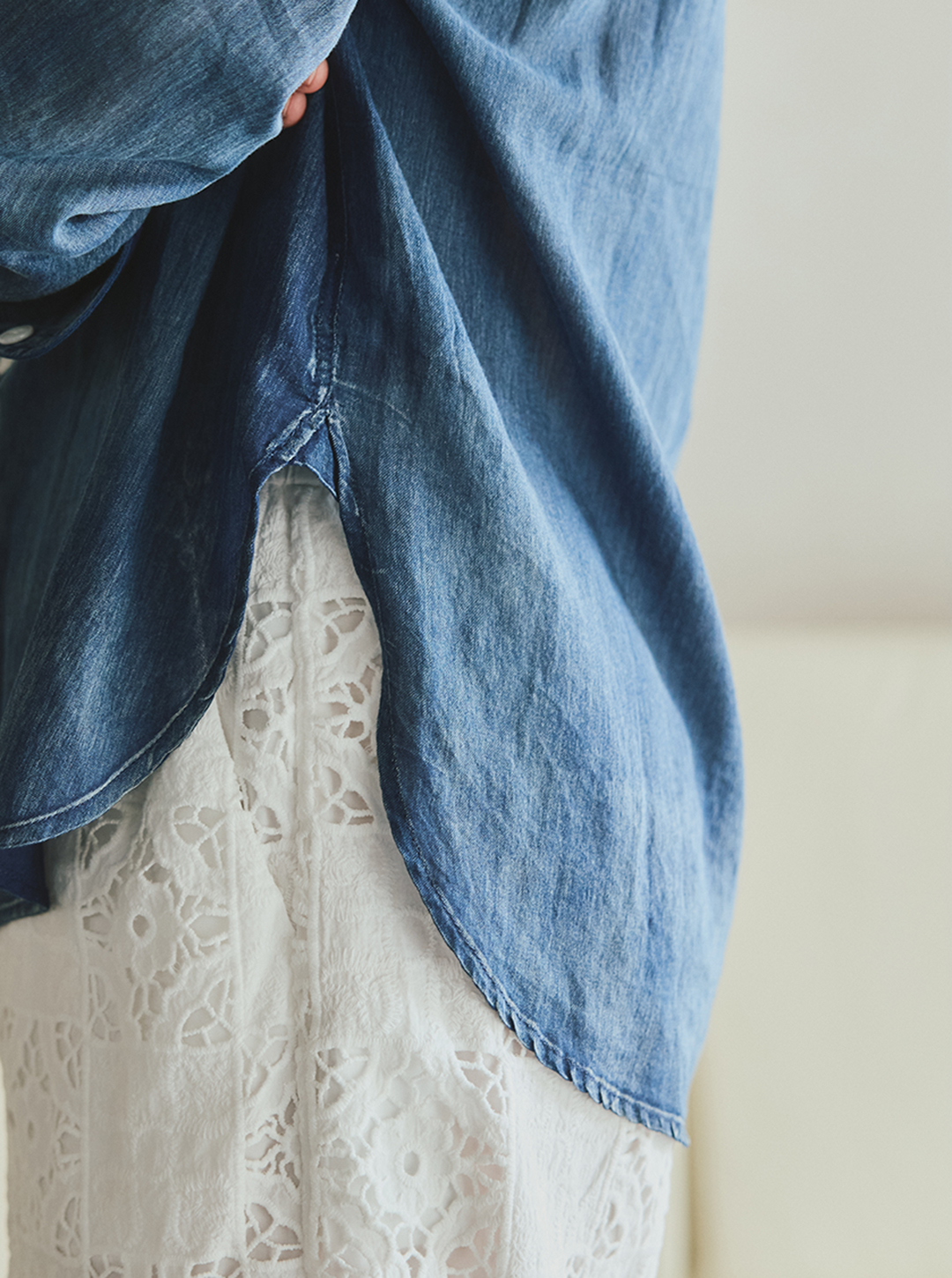 suadeo【suadeo別注】PAYDAYインディゴシアーシャツ