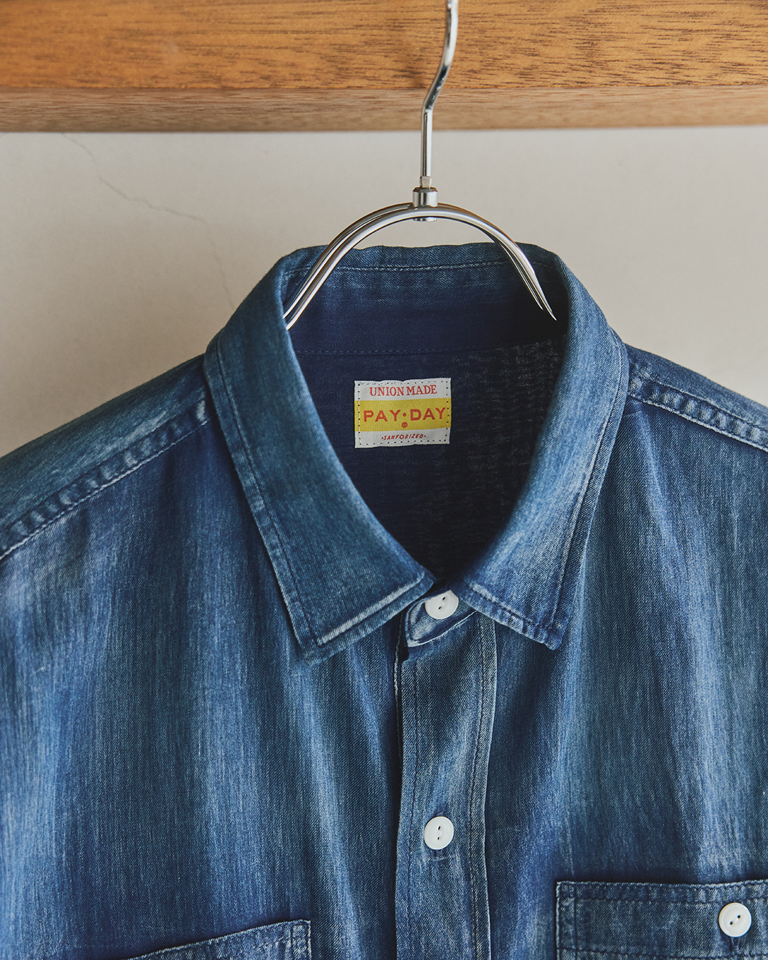 suadeo【suadeo別注】PAYDAYインディゴシアーシャツ