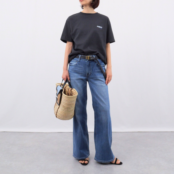 大人気！春の新作大人デニム HealthyDENIM『Quiche(キッシュ)』をスタッフ身長別履き比べ【40代ファッション】