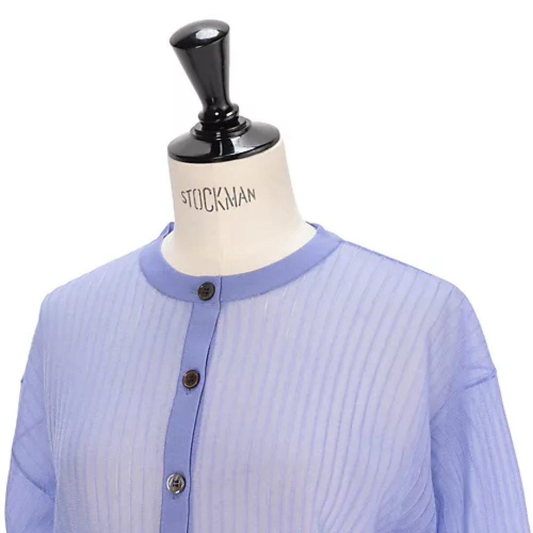 エムセブンデイズの【洗える】ワイドリブシアーカーディガン Detail