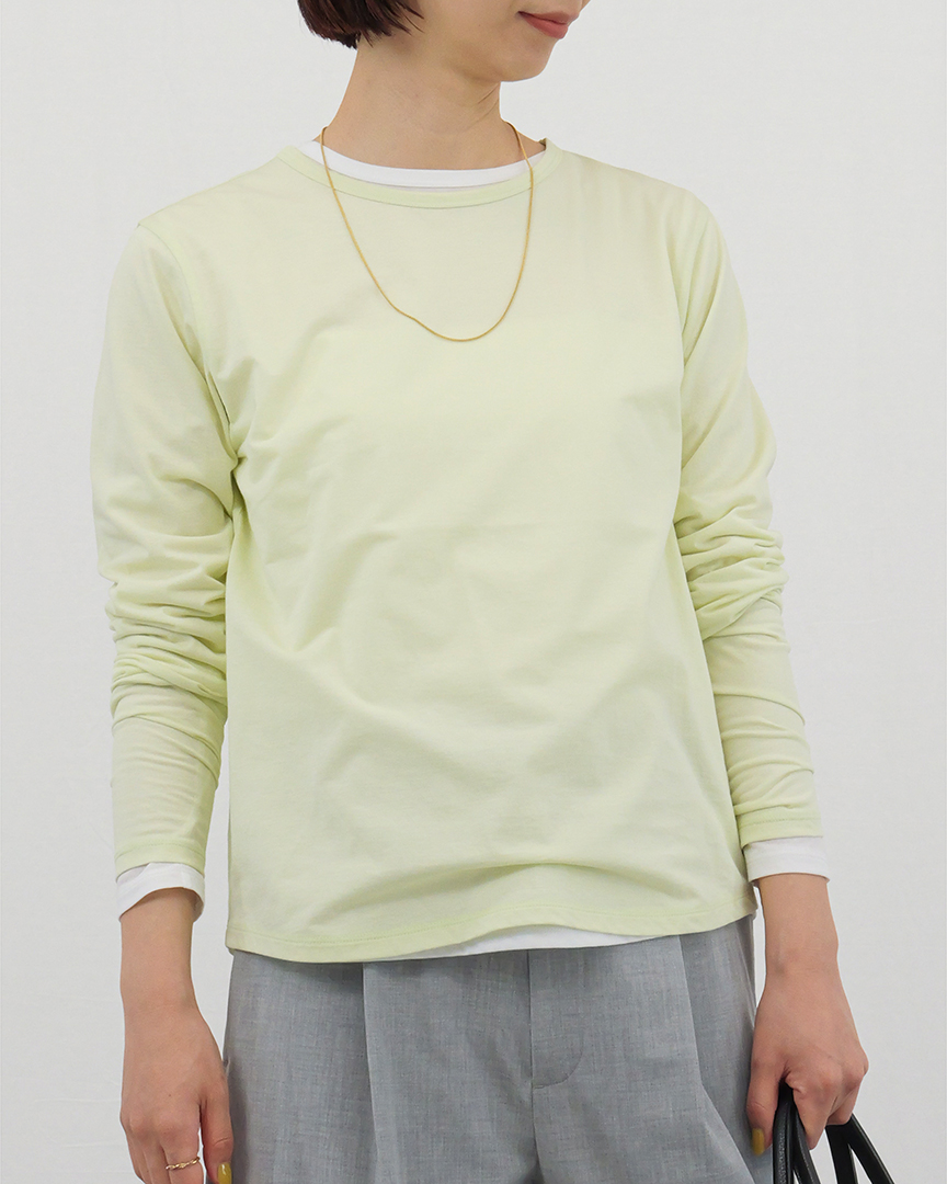 M7days【洗える】クルーネックシアーTシャツ