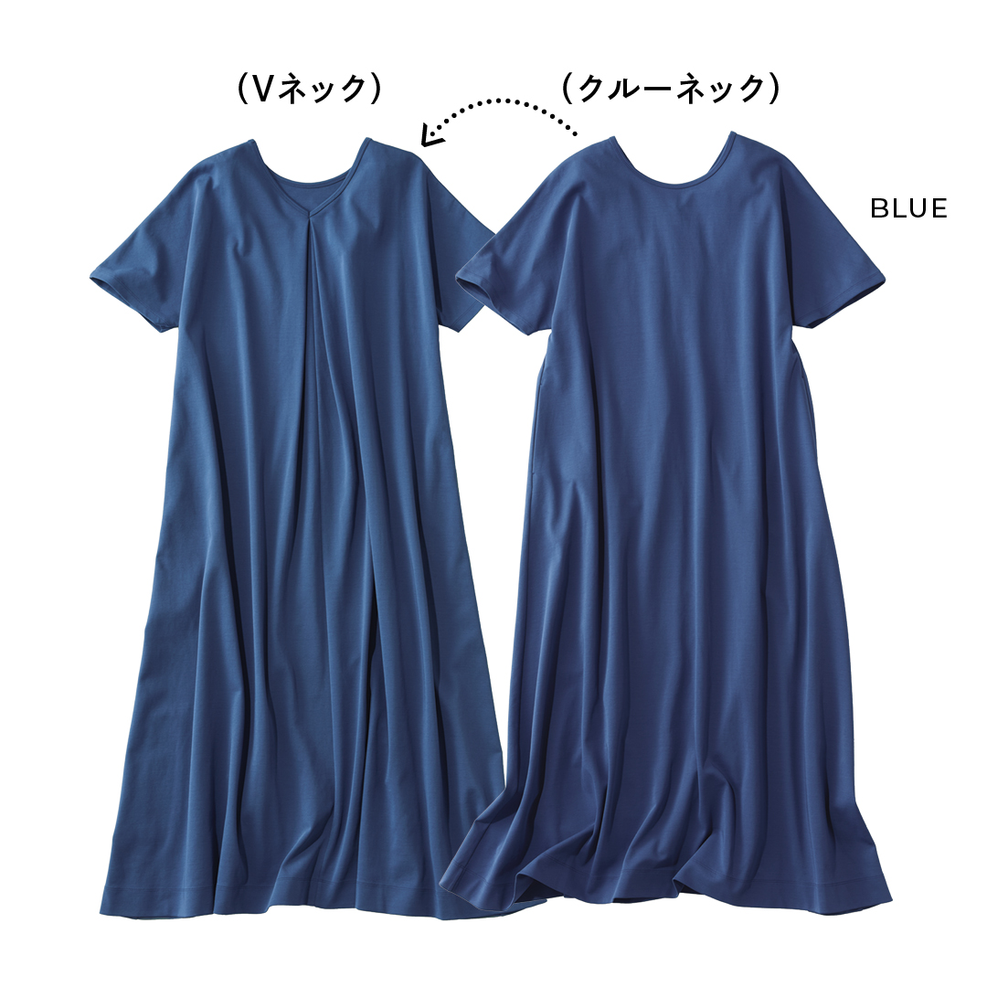 スローン【Marisol別注】接触冷感2WAY半袖ワンピース