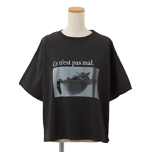 E by eclatAlain CAT Tシャツ￥7,700