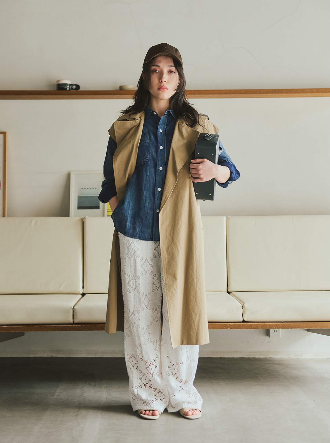 suadeo【suadeo別注】PAYDAYインディゴシアーシャツ