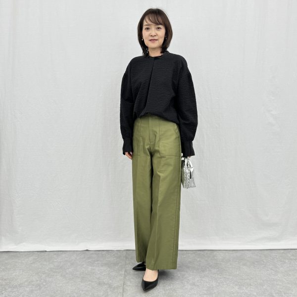 【骨格別×40代・50代コーデ】“失敗しない”パンツ！イーバイエクラ「NEO大人ベイカーパンツ」