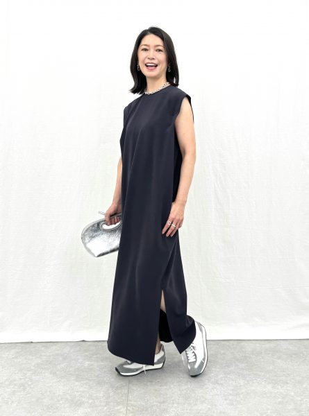 DOMELLE ドメルスティックラインのマキシドレス￥53,900（税込）