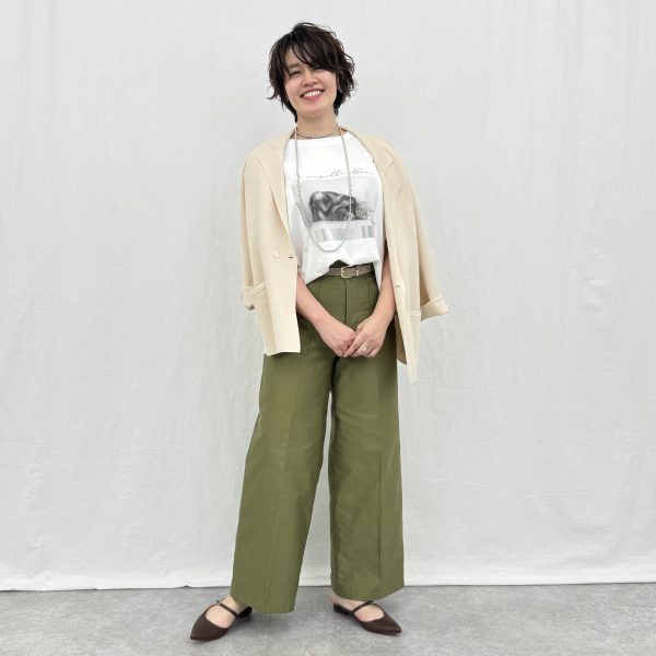 今売れている理由あり【50代 Tシャツ】猫モチーフが人気の「Alain CAT Tシャツ」6コーデ