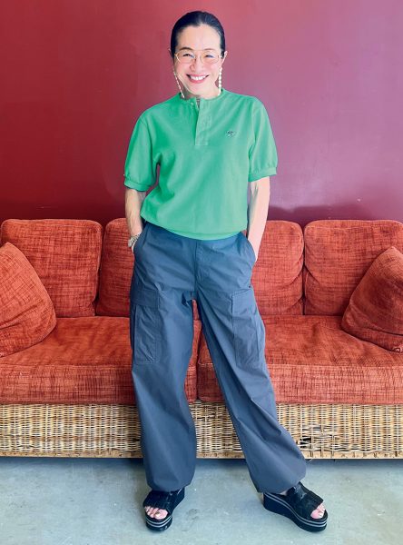 150cmエディター 宮崎桃代のシャキッとカジュアル éclat2026年5月号特集