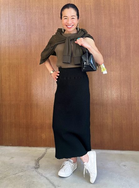 150cmエディター 宮崎桃代のシャキッとカジュアル éclat2026年5月号特集