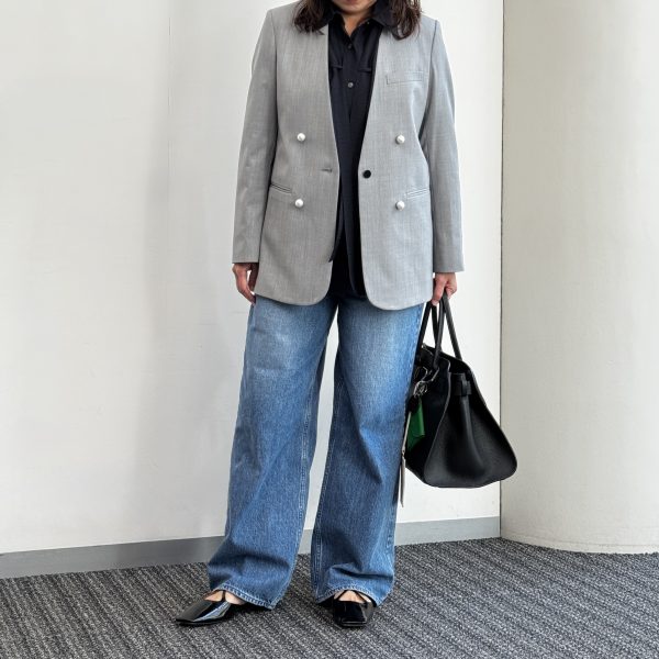 ＼スタッフリアルコーデ／樋口かほりさん×upper hights『THE MOSS』旬のデニム着こなし指南！【40代50代コーディネート】