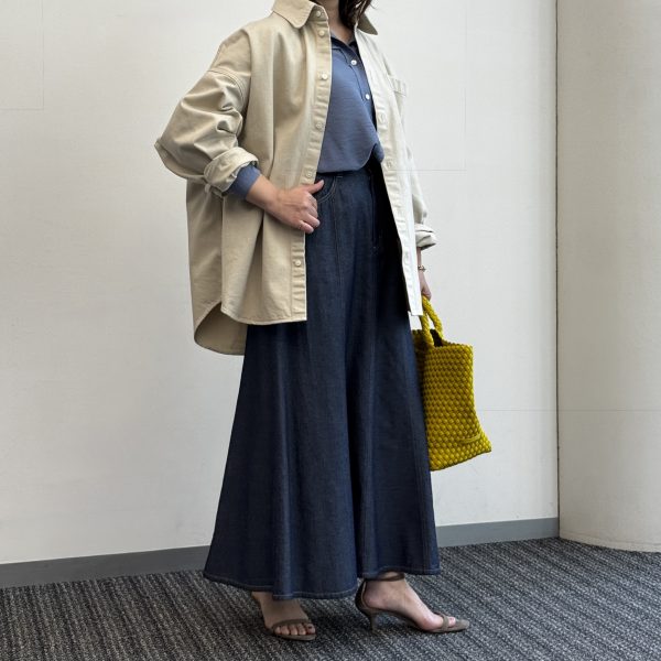 ＼スタッフリアルコーデ／樋口かほりさん×upper hights『THE MOSS』旬のデニム着こなし指南！【40代50代コーディネート】