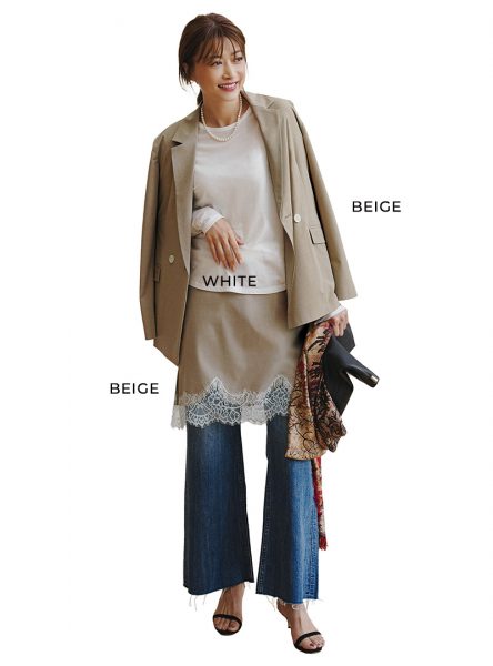 きれいめフェミニンな大人のための着回しワードローブ　Marisol5月号2026年特集