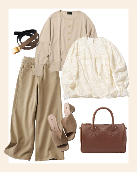 春のきれいめカジュアルを更新!40代の春コーデ5選