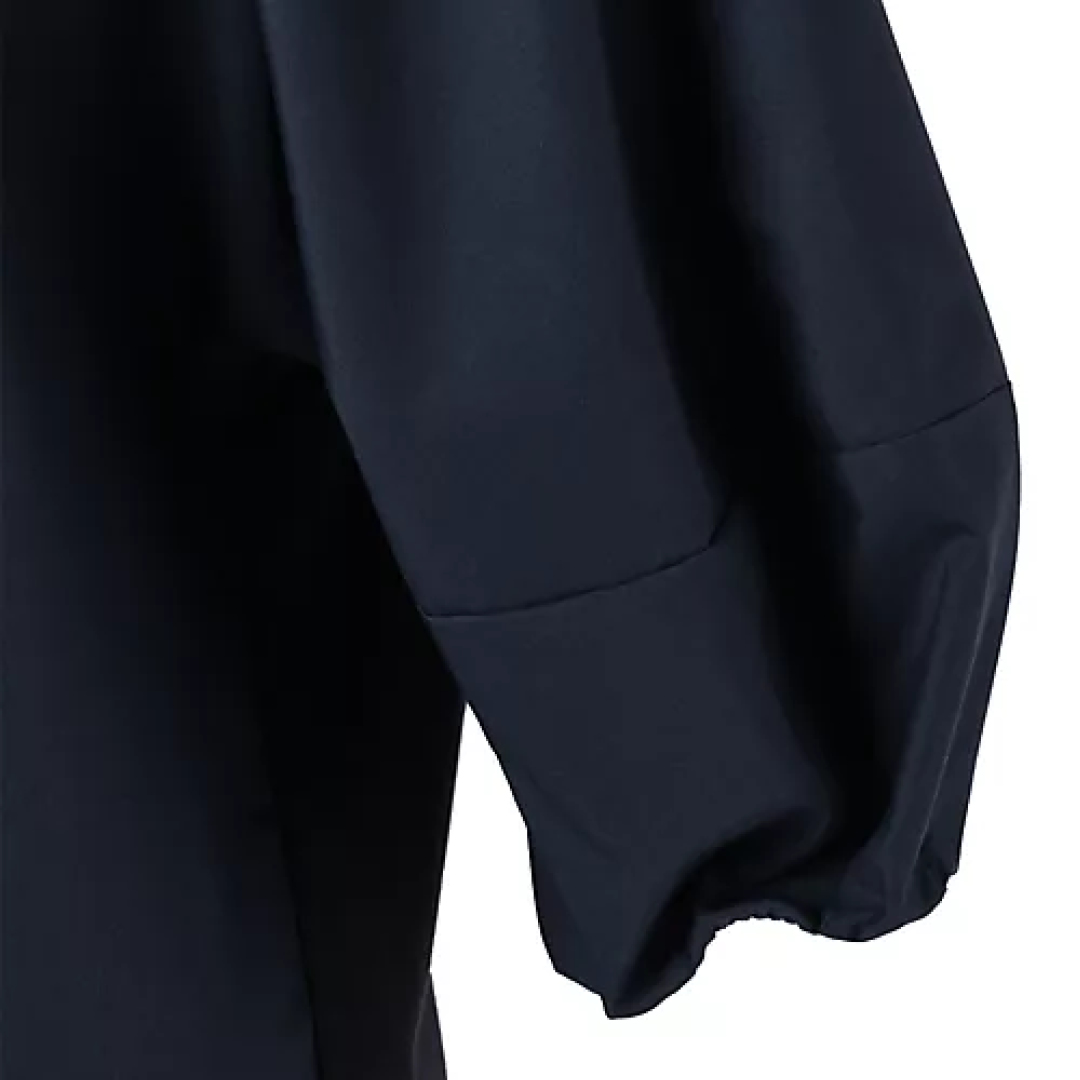 エムセブンデイズの【洗える】布帛ドッキングTシャツ Fabric texture