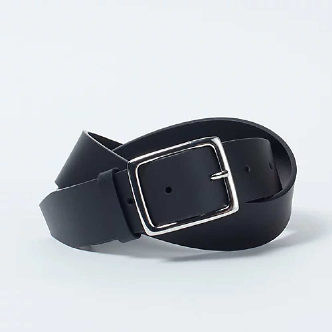 レフィエ 【福田麻琴さんセレクト】3.5cm幅スクエアバックルベルト