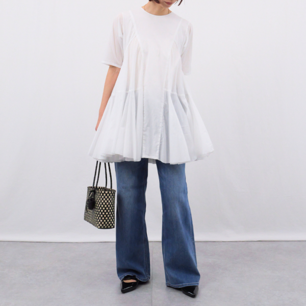 大人気！春の新作大人デニム HealthyDENIM『Quiche(キッシュ)』をスタッフ身長別履き比べ【40代ファッション】