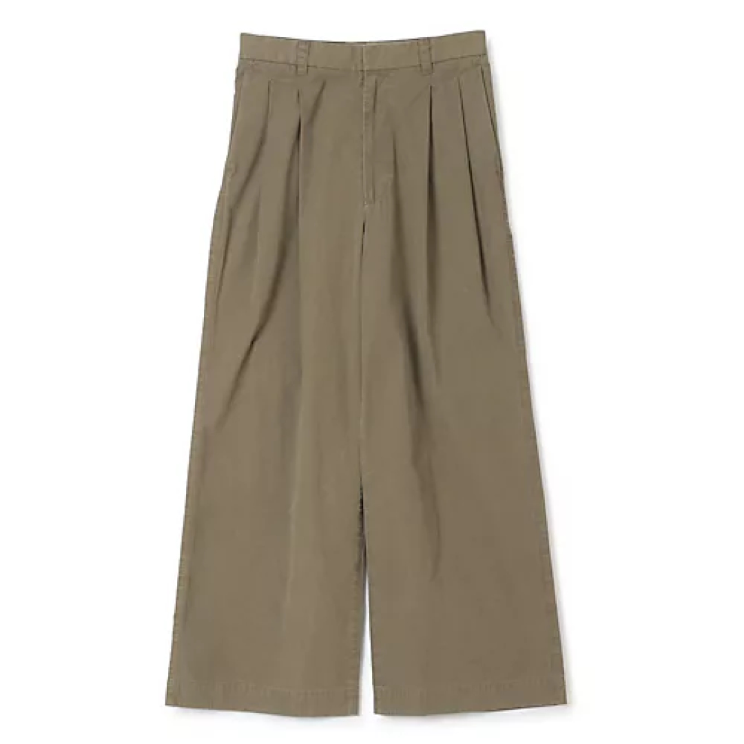 マディソンブルー PLEATED WIDE LEG PANTS W/O