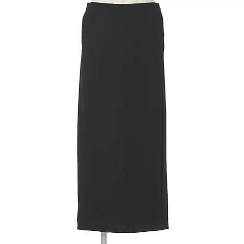 Room no.8×eclat【別注】ボタンスリットリブスカート￥33,000