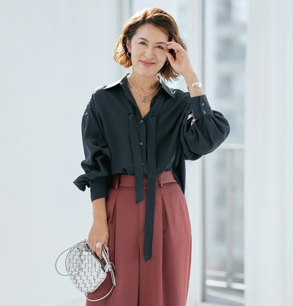 suadeo【大草直子さんコラボ】細ボウブラウス￥18,700