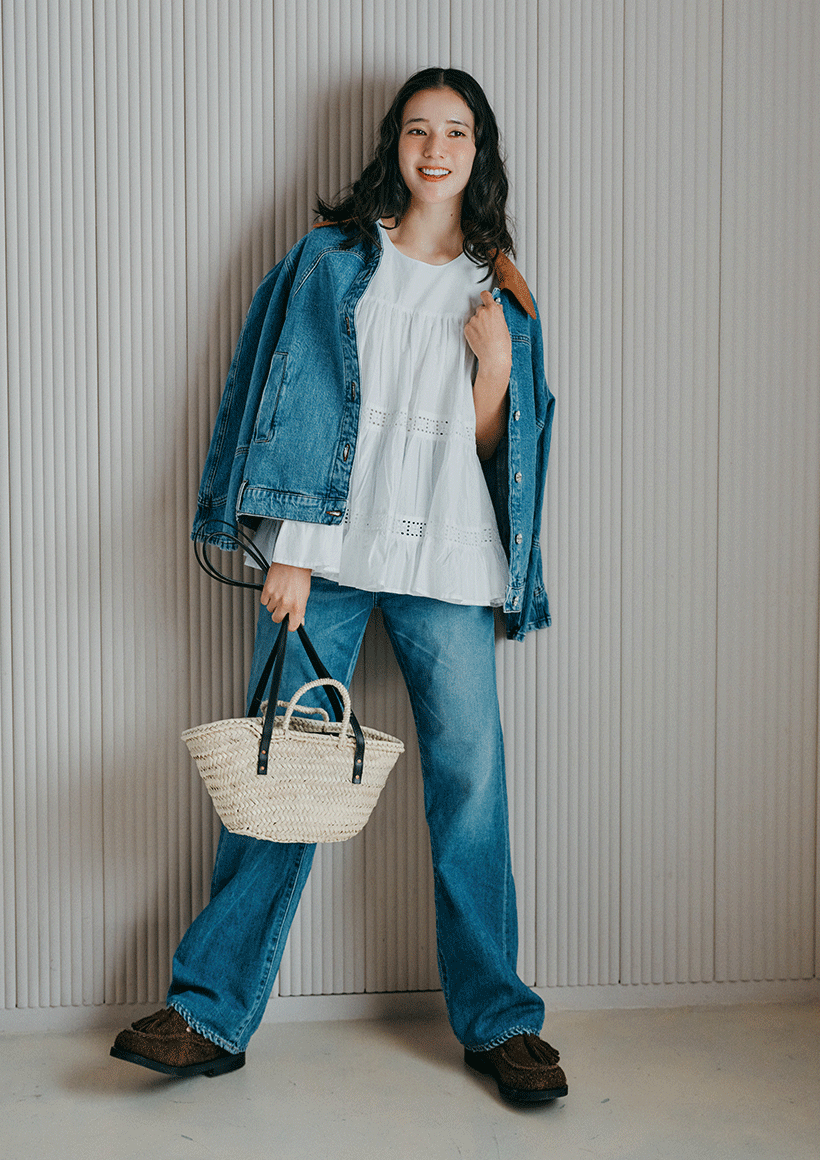 春デニムに合わせたい、ちょい甘ブラウス&着映えシャツ