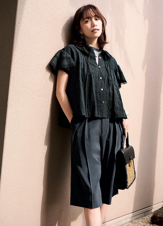 蛯原友里さんと楽しむ、ずっと愛せる初夏のワードローブ