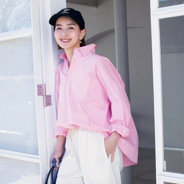 12closet【DEAR DAYS】【洗える】バックフレアオーバーシャツ￥17,600