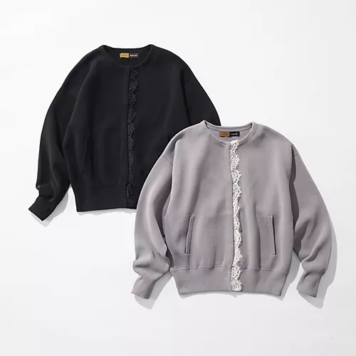 E by eclatRoom no.8 for E by eclat 前立てレースブルゾン