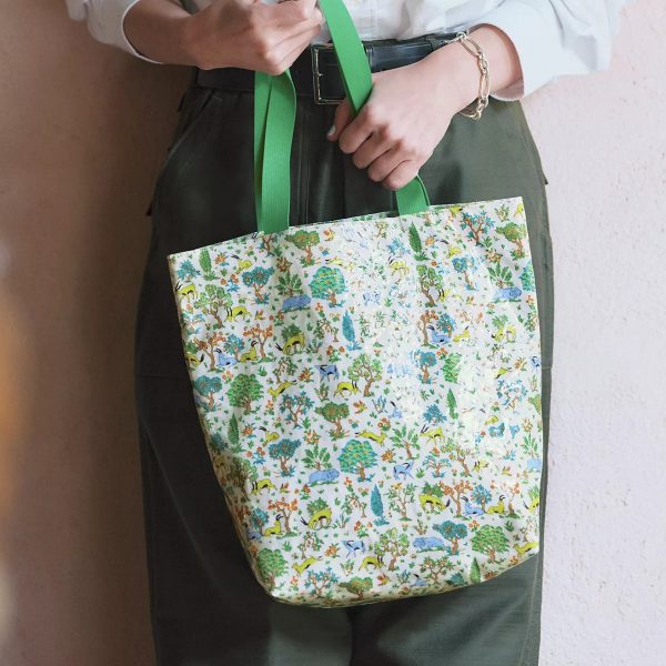 12closet【撥水】リバティプリントPVCトートバッグ￥5,500