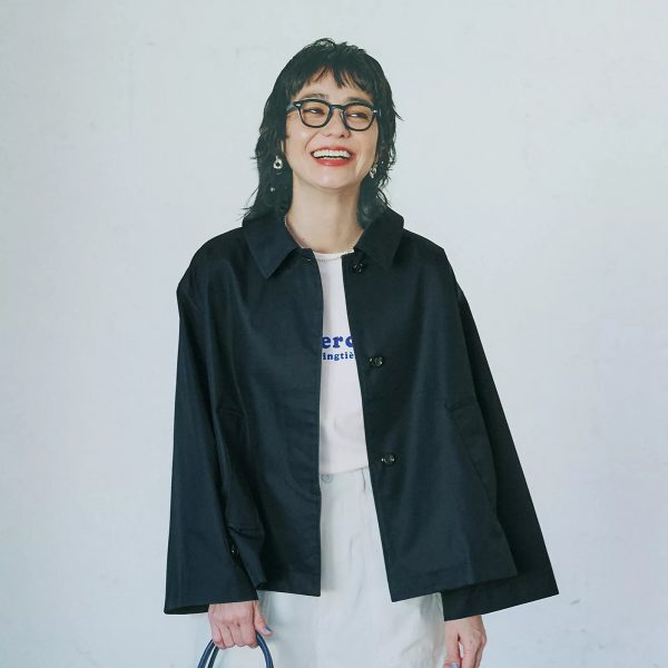 12closet【洗える】【撥水】ステンカラーフーディーコート￥25,300