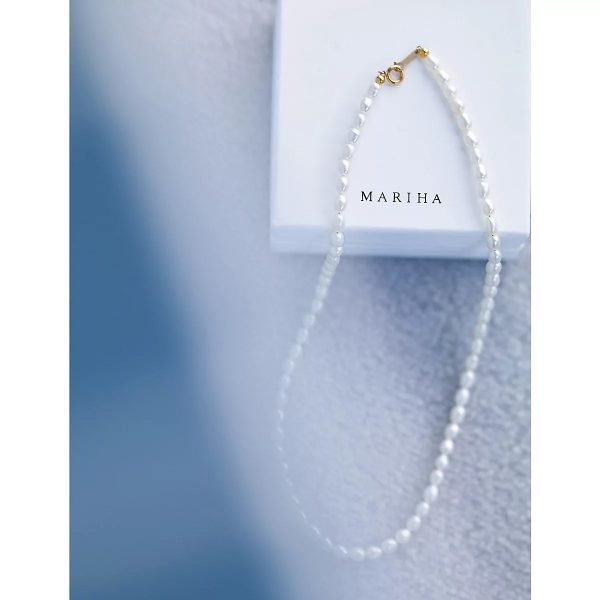 MARIHA【LEEマルシェ20th別注】月の夢ネックレス オーバルパール 40cm¥48,400