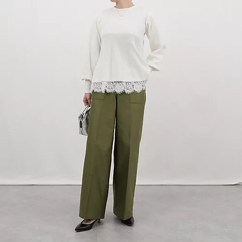 E by eclatNEO大人ベイカーパンツ￥19,800