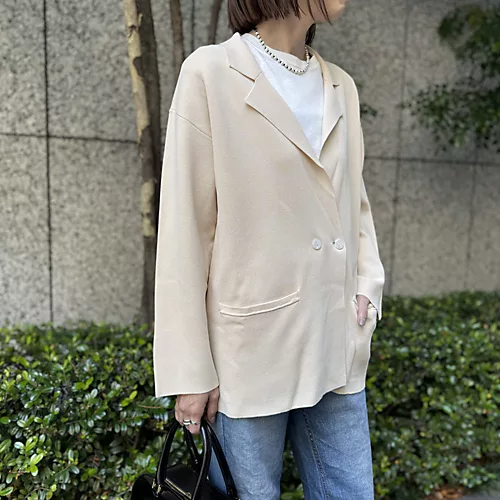 three dots×eclatニットジャケット￥27,500