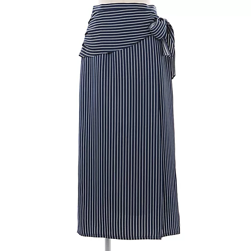 E by eclatストライプサッシュスカート￥22,000